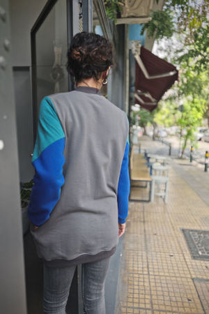 Picture of long bomber FTW light grey-green-blue
