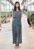 Picture of Geometric Jumpsuit in Greyish green