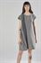 Picture of Diagonal dress in grey tones