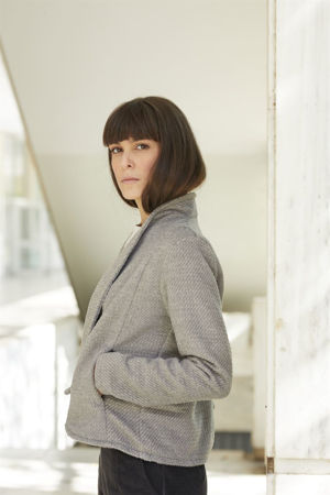 Picture of structured jacket/light coat in grey