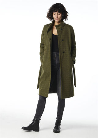 Picture of "JUST" coat in olive