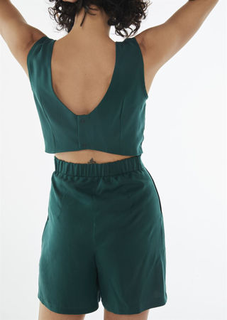 Picture of Low back playsuit in green