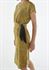 Picture of "ariadne" midi dress in yellow animal