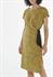 Picture of "ariadne" midi dress in yellow animal