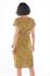 Picture of "ariadne" midi dress in yellow animal