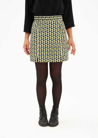 Picture of geometric print mini skirt