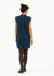Picture of collar dress sleeveless blue
