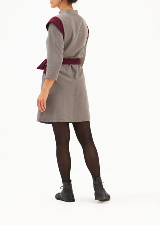 Picture of "ΚΙΜ" dress in grey magenta