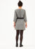 Picture of mini slit dress in grey-olive