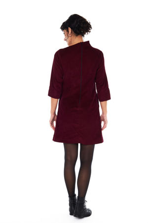 Picture of "mountain" dress in wine red