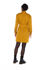 Picture of front zip mao dress in yellow