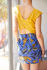 Picture of "blue kenya" mini skirt