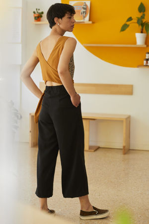 Picture of back wrap "sunkiss" jumpsuit