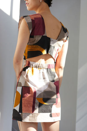 Picture of "moralis square" dress