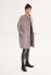 Picture of oversized raglan coat in greige