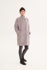 Picture of oversized raglan coat in greige