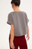 Picture of boxy T top herringbone