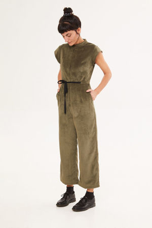 Picture of Basic jumpsuit in olive green