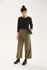 Picture of wrap jumpsuit in black-olive