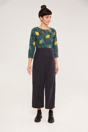 Picture of high waist jumpsuit ginkgo biloba