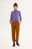 Picture of high waist  tapered pants in honey