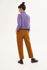Picture of high waist  tapered pants in honey