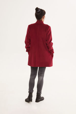 Picture of "curves" coat in cerise