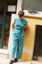Picture of Basic jumpsuit in greyish teal