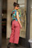Picture of high waist pants in pink