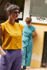 Picture of mao  crop shirt yellow