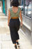 Picture of "black floral" low back jumpsuit