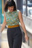 Picture of "black floral" low back jumpsuit
