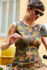 Picture of "flow"  dress in olive blossom