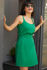 Picture of "free" mini dress in grass green