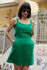 Picture of "free" mini dress in grass green
