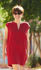 Picture of cocoon dress in red