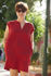 Picture of cocoon dress in red