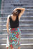 Picture of floral midi "free" skirt
