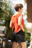 Picture of pleat pocket shorts in black