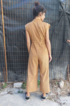 Picture of Basic jumpsuit in ochre