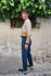 Picture of curves top in white mustard