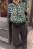 Picture of bomber jacket animal green- fuschia