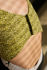 Picture of Low back jumpsuit in lime animal - black