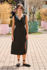 Picture of "flap" midi dress in black