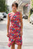 Picture of "flow"  dress in red floral
