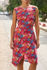 Picture of "flow"  dress in red floral