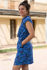 Picture of "mao" shirt dress in blue
