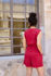 Picture of "vest" playsuit in red