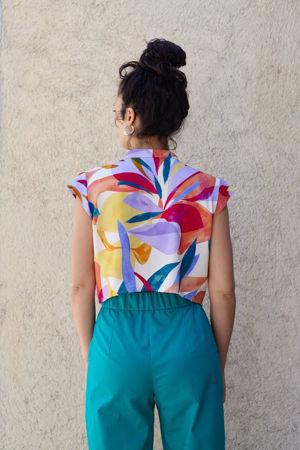 Picture of mao shirt "aquarelle"