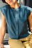 Picture of mao shirt blue teal